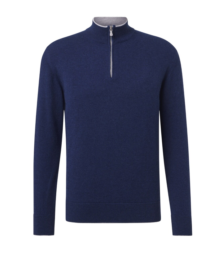 Photo: Eleventy Cashmere half-zip sweater