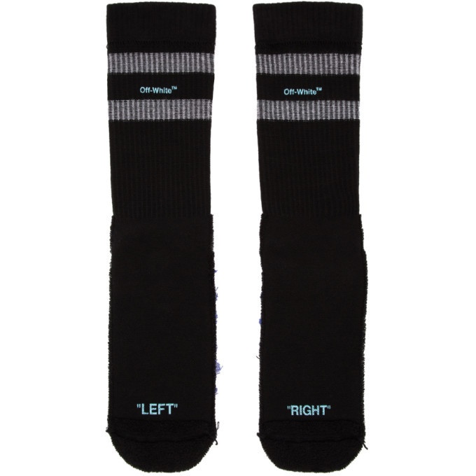 Photo: Off-White Black and Blue Reversed Sport Socks