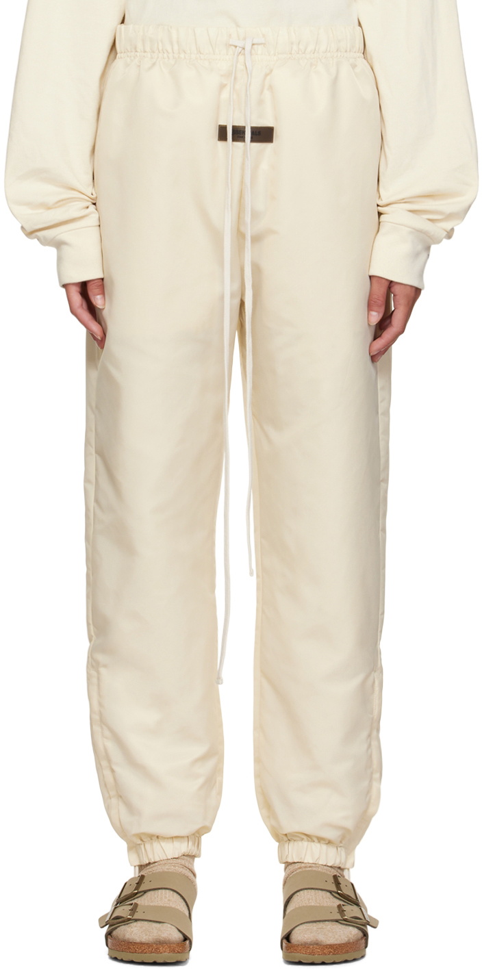 Essentials Off-White Drawstring Track Pants