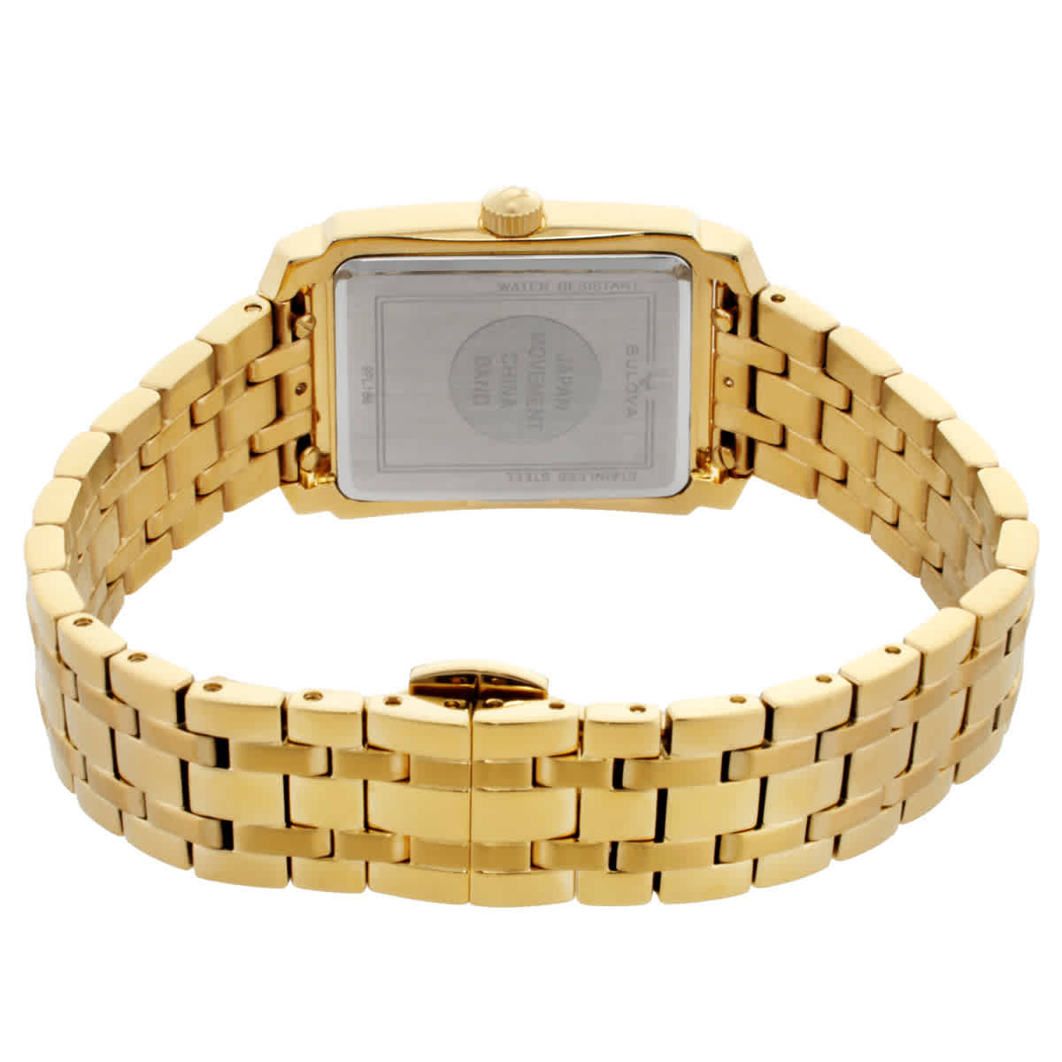 Bulova Sutton Quartz White Dial Ladies Watch 97L186