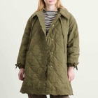 Damson Madder Women's Avery Quilted Coat in Olive