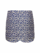 MARANT ETOILE Arona Printed Cotton Mini Skirt