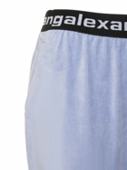 ALEXANDER WANG - Stretch Corduroy Sweatpants W/ Logo
