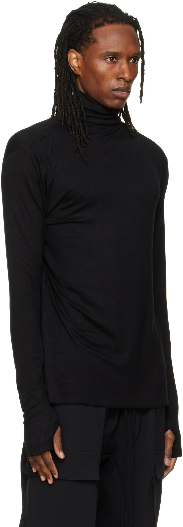 thom/krom Black TS 1003 Turtleneck