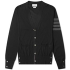 Thom Browne Men's Classic Merino Cardigan in Black