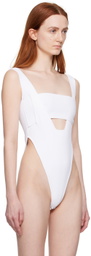 BOYAROVSKAYA White Naif Bodysuit