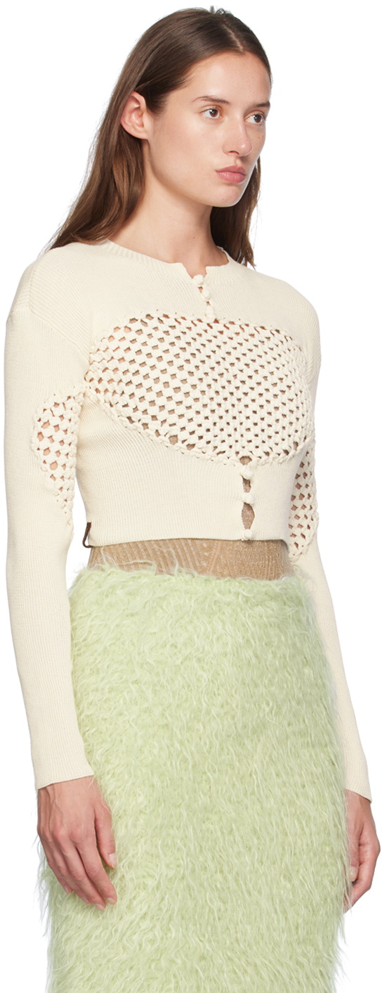 white christmas dresses Priscila Crochet Floral Mini Dress main image 1