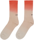 SOCKSSS Two-Pack Green & Orange Socks
