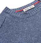 Alex Mill - Mélange Cotton and Silk-Blend Sweater - Blue