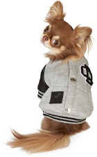 Dsquared2 Grey Poldo Dog Couture Edition Bomber