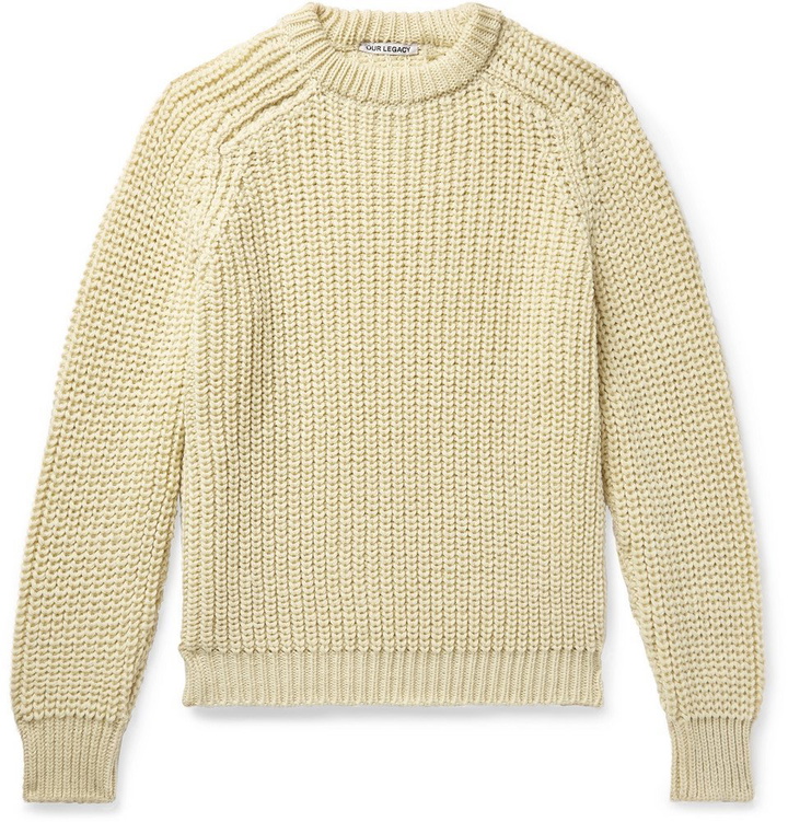 Photo: Our Legacy - Cotton Sweater - Men - Ecru