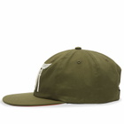 Maharishi Men's Temple M Okinawa 6 Panel Cap in Olive 