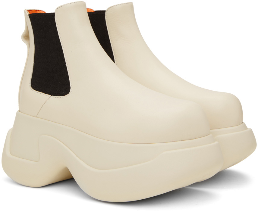 Marni Off-White Aras 23 Chelsea Boots