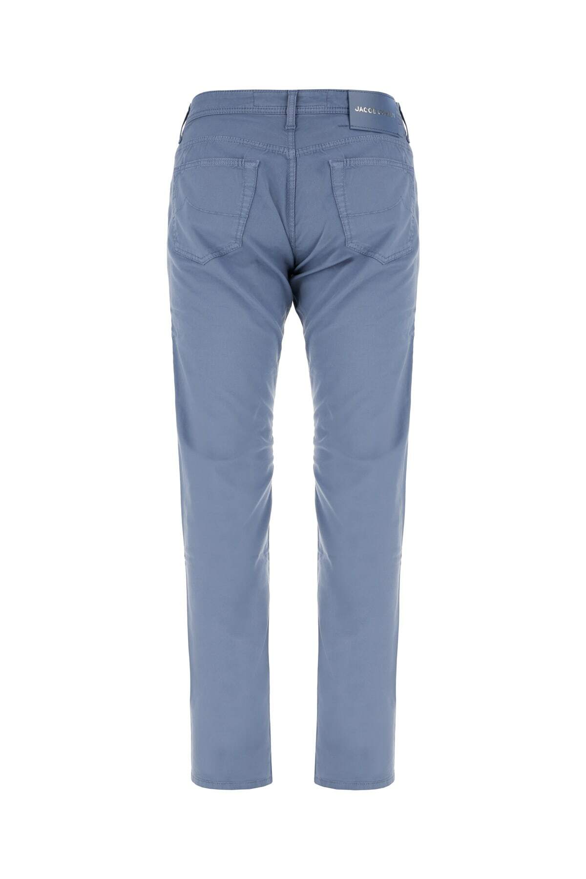 Jacob Cohen Air Force Blue Stretch Cotton Blend Pants Jacob Cohen
