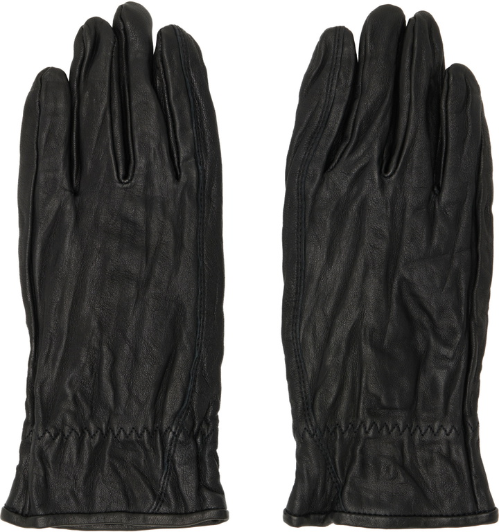 Photo: COOR Black Vegetable Pleated Washed Gloves