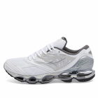 Mizuno WAVE PROPHECY LS Sneakers in White/Silver/Harbor Mist