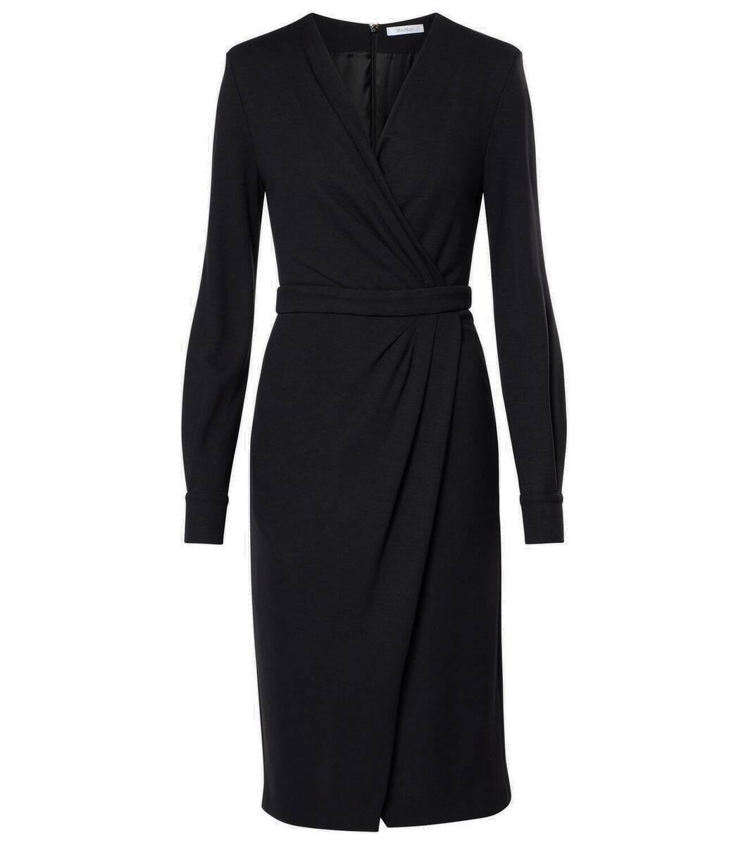 MAX MARA ワンピース Virtus gathered jersey midi dress976179 Max Mara Virtus gathered jersey midi dress Max Mara