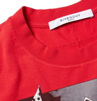 Givenchy - Columbian-Fit Printed Cotton-Jersey T-Shirt - Men - Red