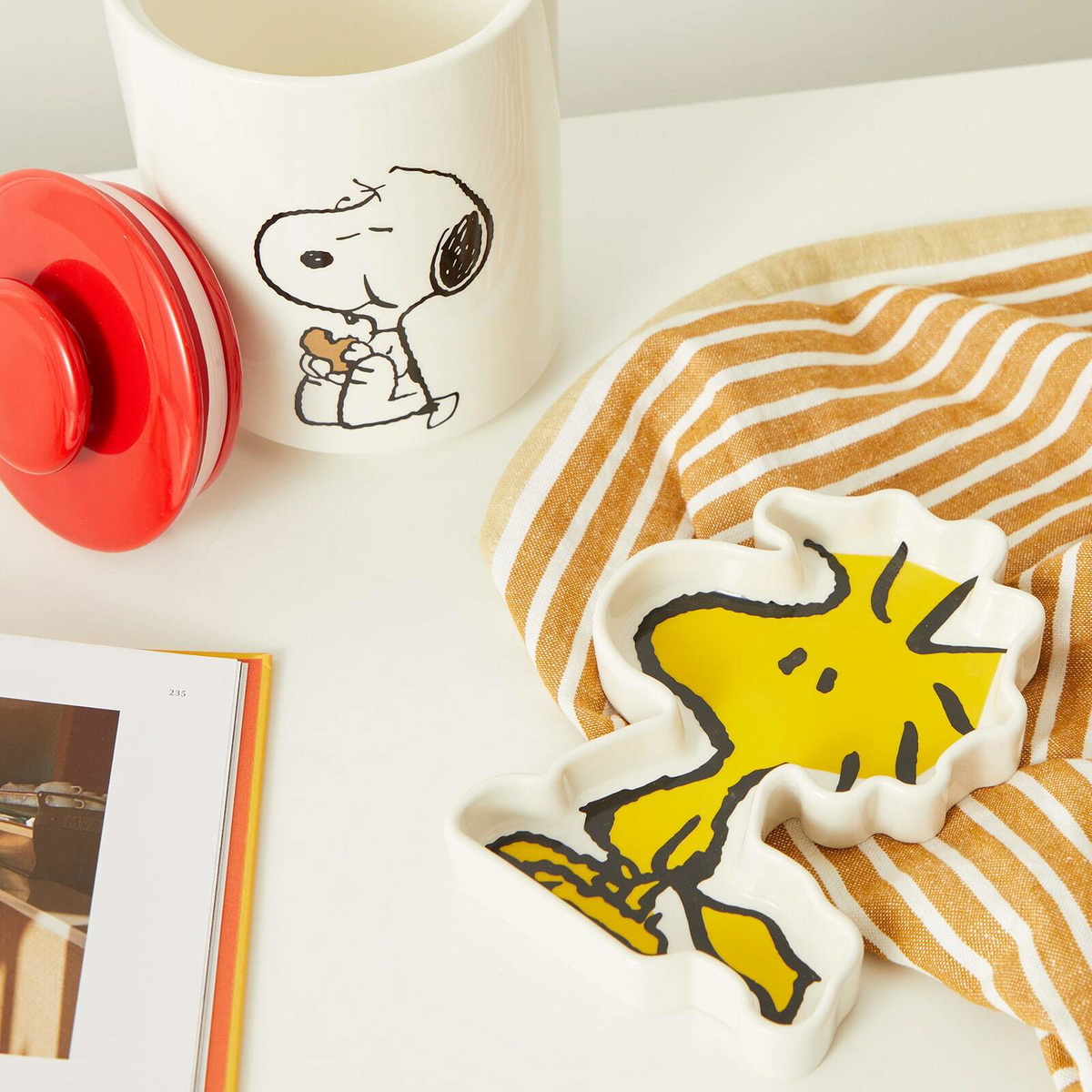 Peanuts Woodstock Shaped Trinket Dish in Yellow 