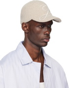 JACQUEMUS Beige 'The Atelier' Baseball Cap