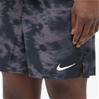 Nike Swim Men's Floral Fade 5" Volley Short in Black