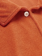 Massimo Alba - Cotton-Blend Terry Shirt - Orange