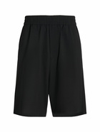 AMI PARIS - Cotton Crepe Bermuda Shorts