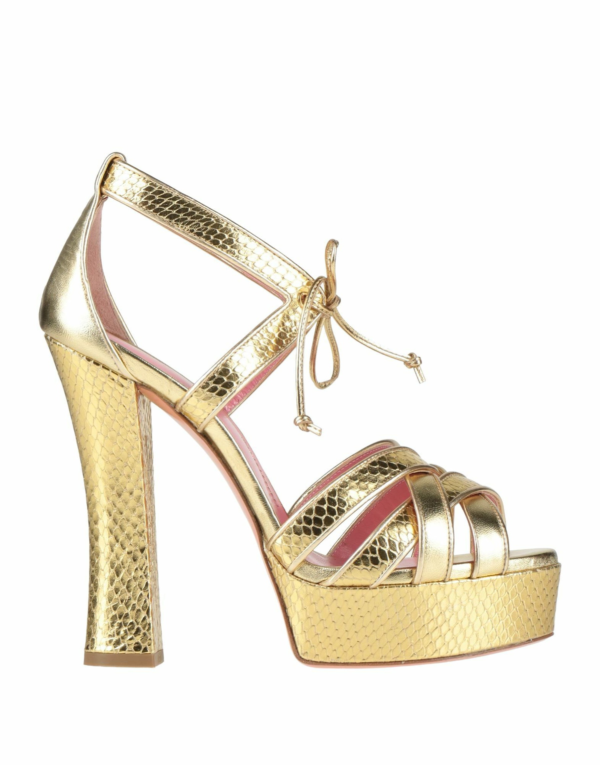Blumarine Womens Sandals in Gold
