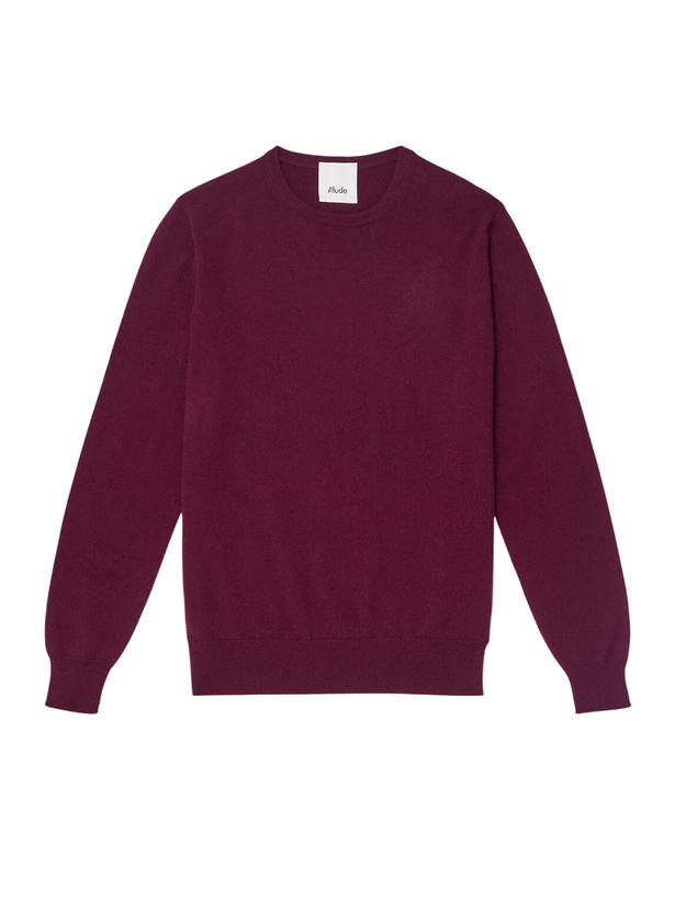 Photo: Allude - Cashmere Sweater - Burgundy