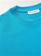 JW Anderson - Logo-Appliquéd Cotton-Jersey T-Shirt - Blue