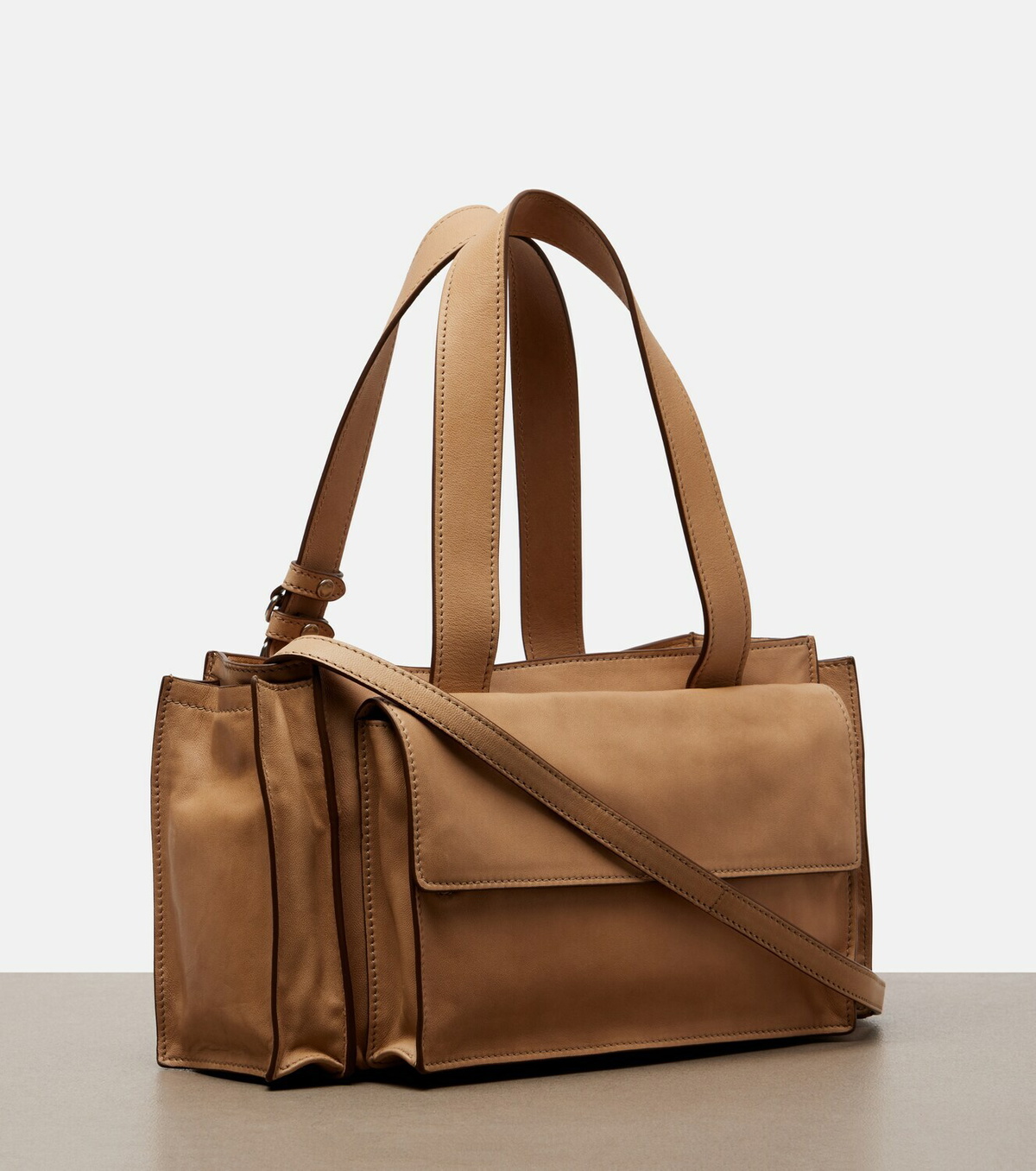 Miu Miu Utilitaire leather shoulder bag