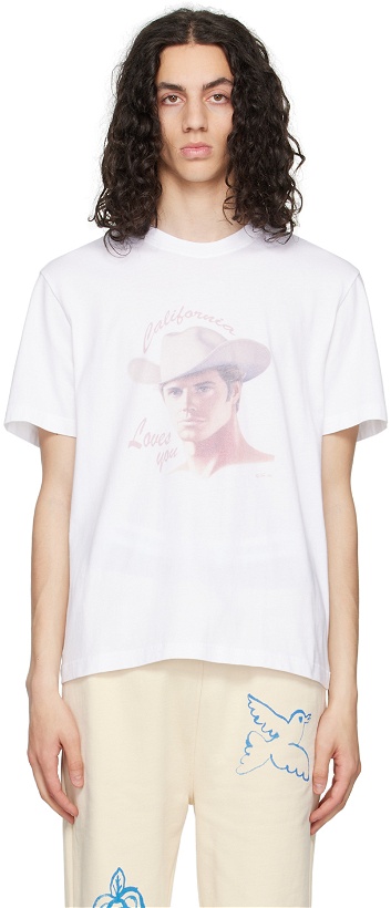 Photo: Carne Bollente SSENSE Exclusive White Midnight Cowboys T-Shirt