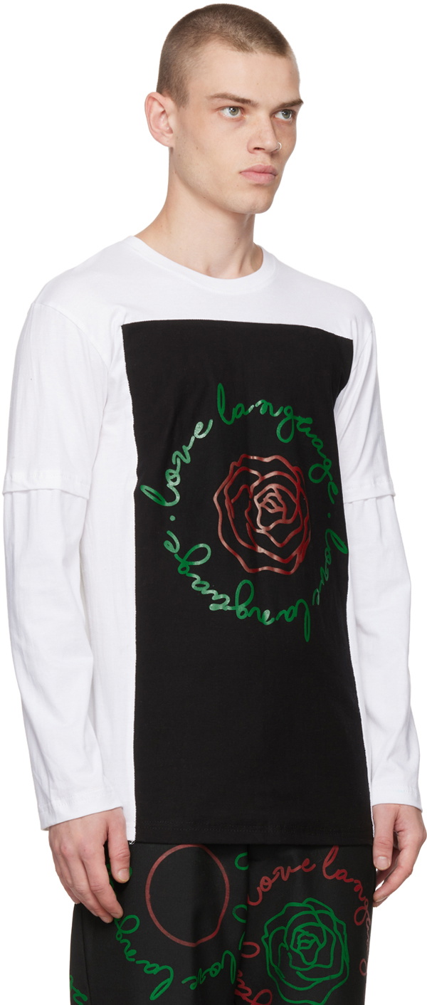 Bloke White 'Love Language' T-Shirt