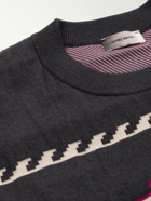 Isabel Marant - Amilton Intarsia-Knit Sweater - Black