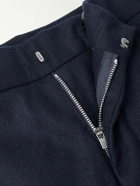 Loro Piana - Breia Tapered Wool and Cashmere-Blend Trousers - Blue