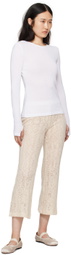 BITE White Transparent Long Sleeve T-Shirt