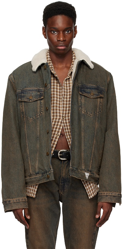 Photo: Guess Jeans U.S.A. Gray Tinted Denim Jacket