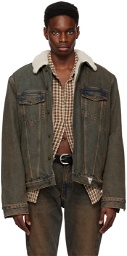 Guess Jeans U.S.A. Gray Tinted Denim Jacket