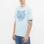 Kenzo Men's Classic Tiger Relaxed T-Shirt in Sky Blue