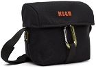 MSGM Black Logo Camera Bag