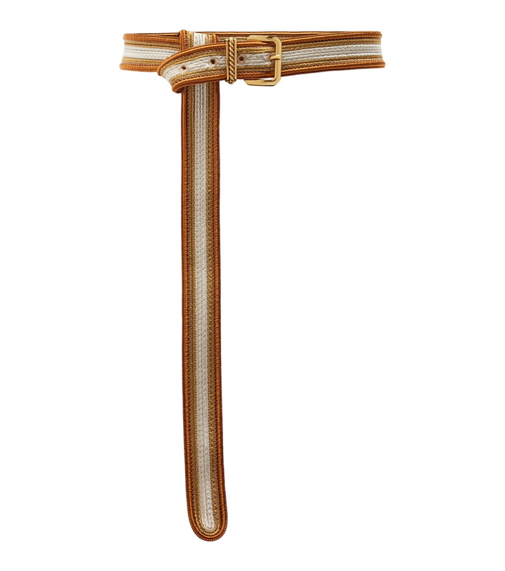 Photo: Etro Striped woven belt