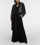 Proenza Schouler White Label cropped leather jacket