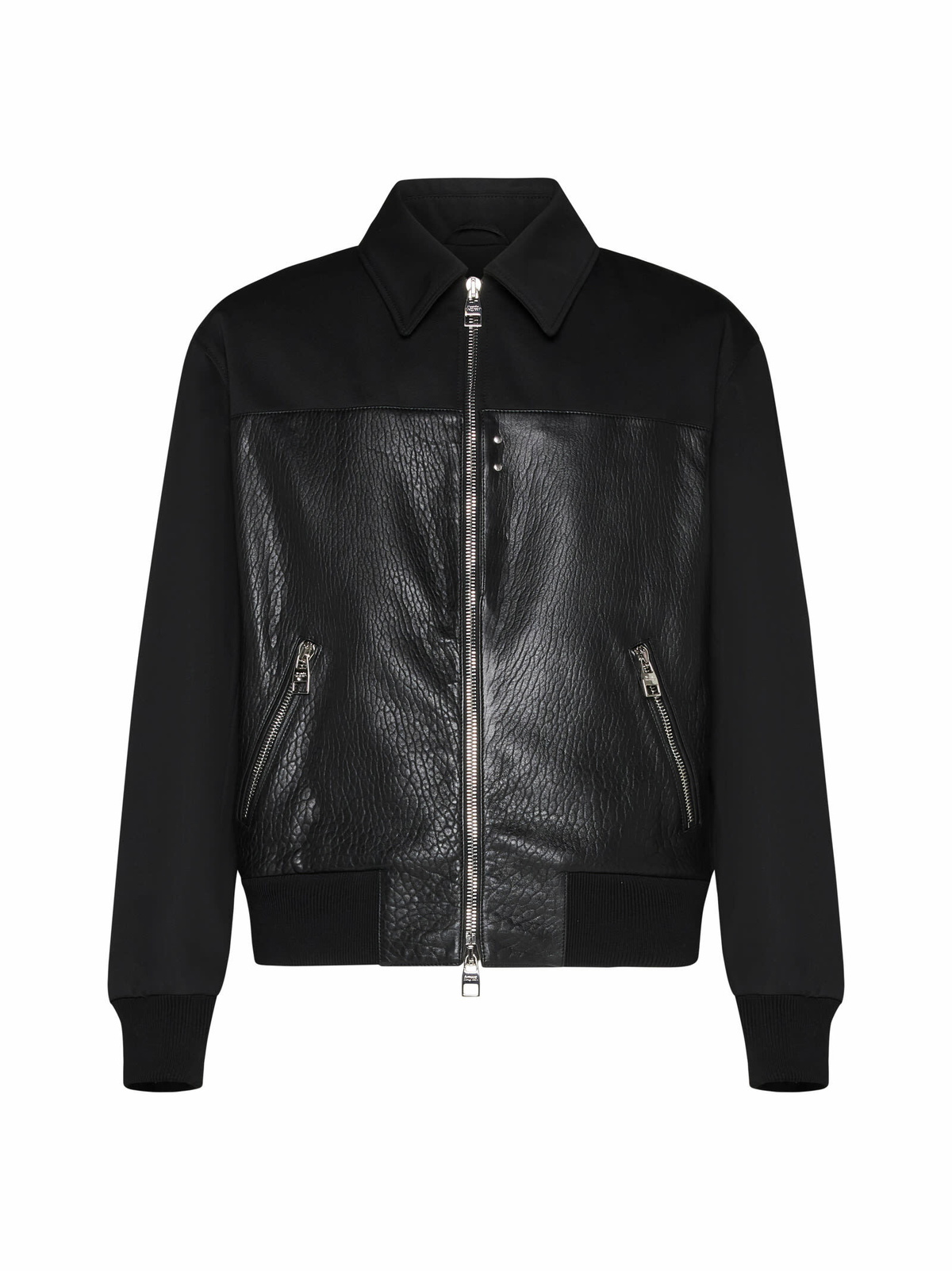 ジャケット ALEXANDER MCQUEEN Black Leather Oversize Jacket Alexander McQueen Black Leather Oversize Jacket | italist