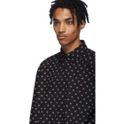 Balenciaga Black and White BB Normal Fit Shirt