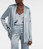 Galvan Julianne satin blazer