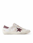 Golden Goose - Super-Star Distressed Leather Sneakers - White