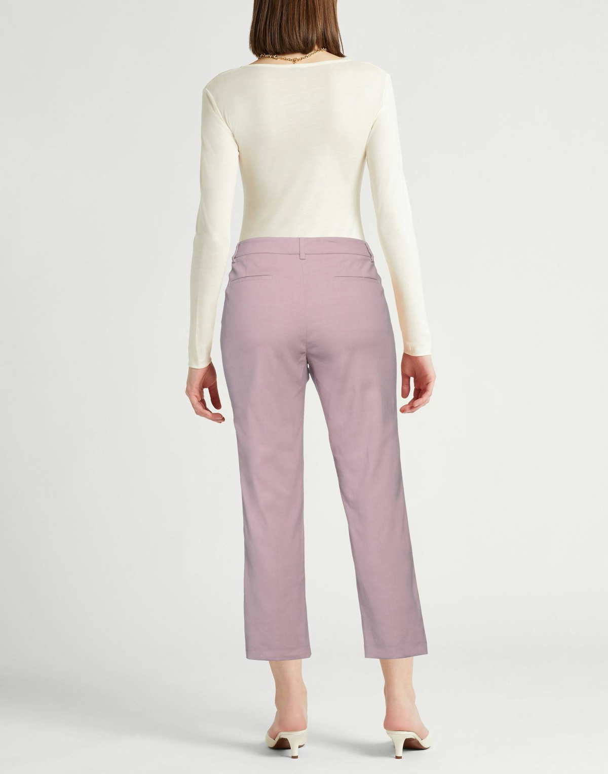 Red Valentino Womens Pants in Mauve