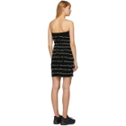 Victor Glemaud Black Knit Layer Dress