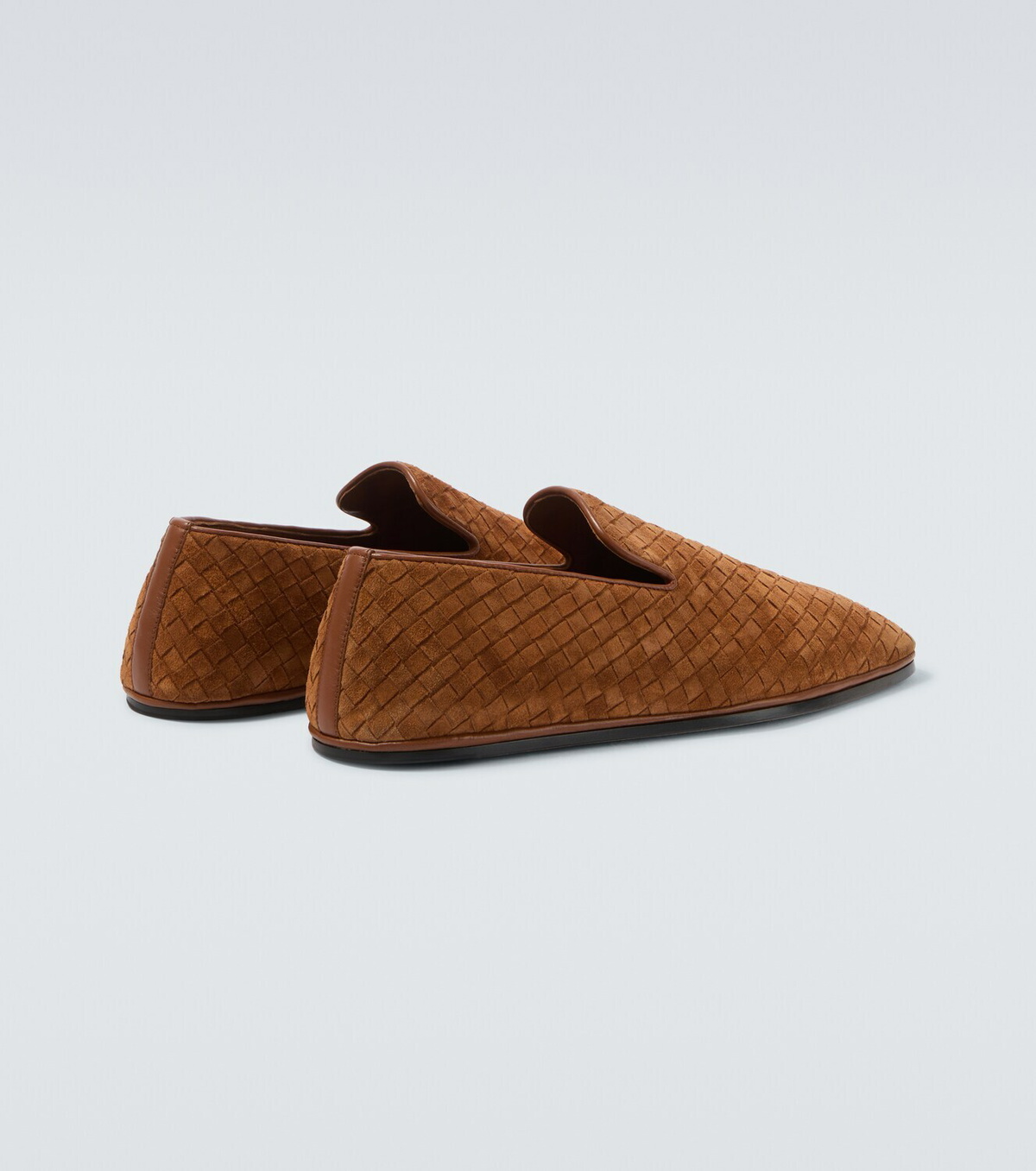 Bottega Veneta Palazzo Intrecciato suede loafers