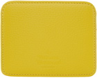 Vivienne Westwood Yellow Re-Vegan Half Moon Card Holder